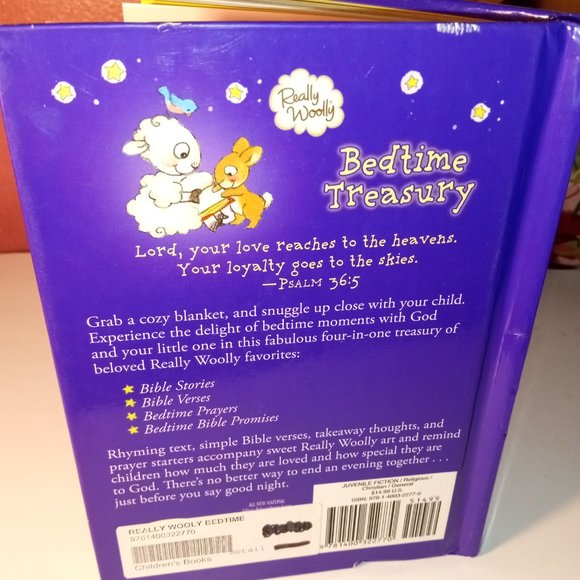 CHILDRENS COLORFUL BEDTIME TREASURY BIBLE 7" STORY BOOK - Picture 3 of 7